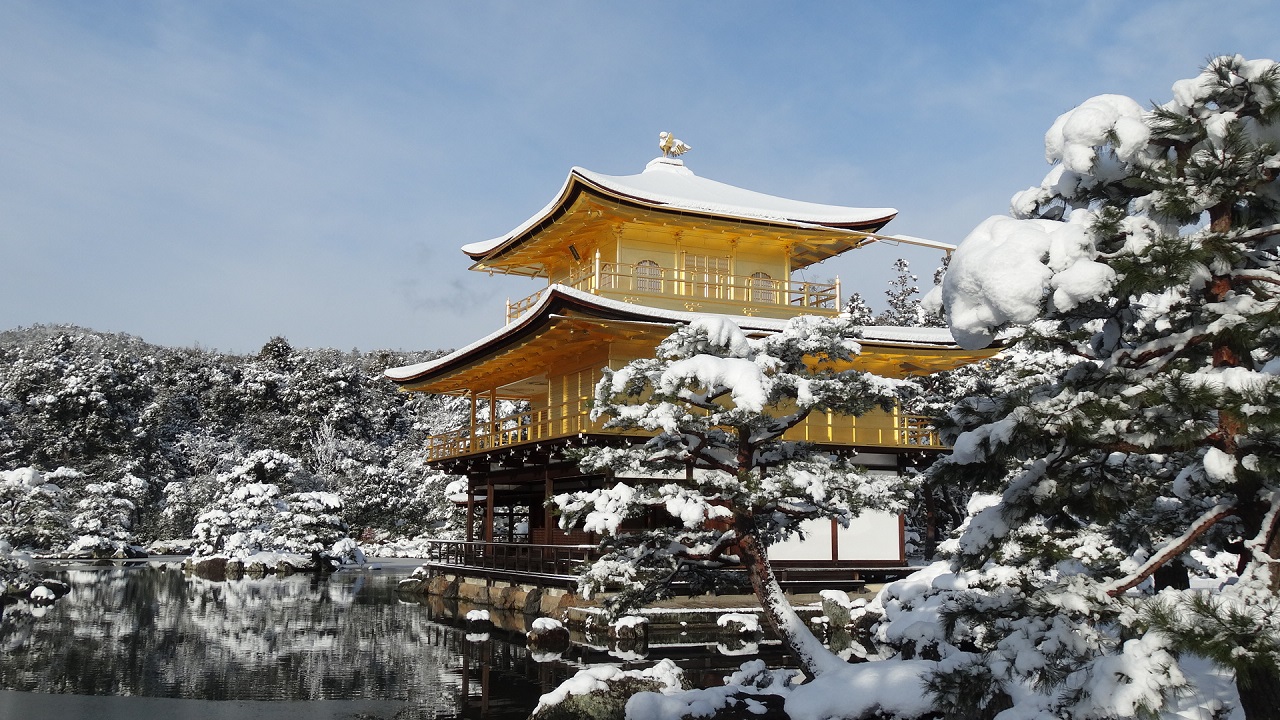 絢爛豪華～鹿苑寺 金閣～雪化粧も☆